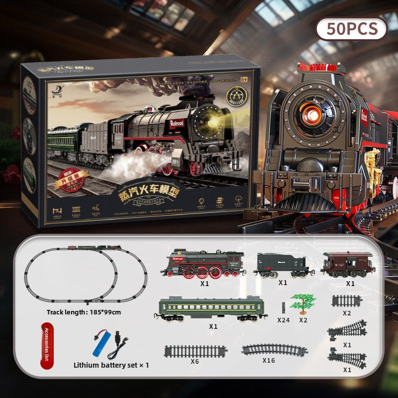 Christmas electric remote control train toy