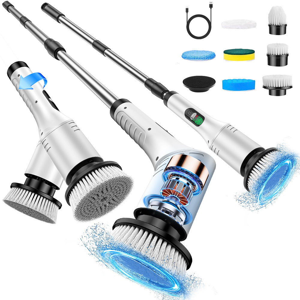Electric Digital Display Multi-Functional Cleaning Brush