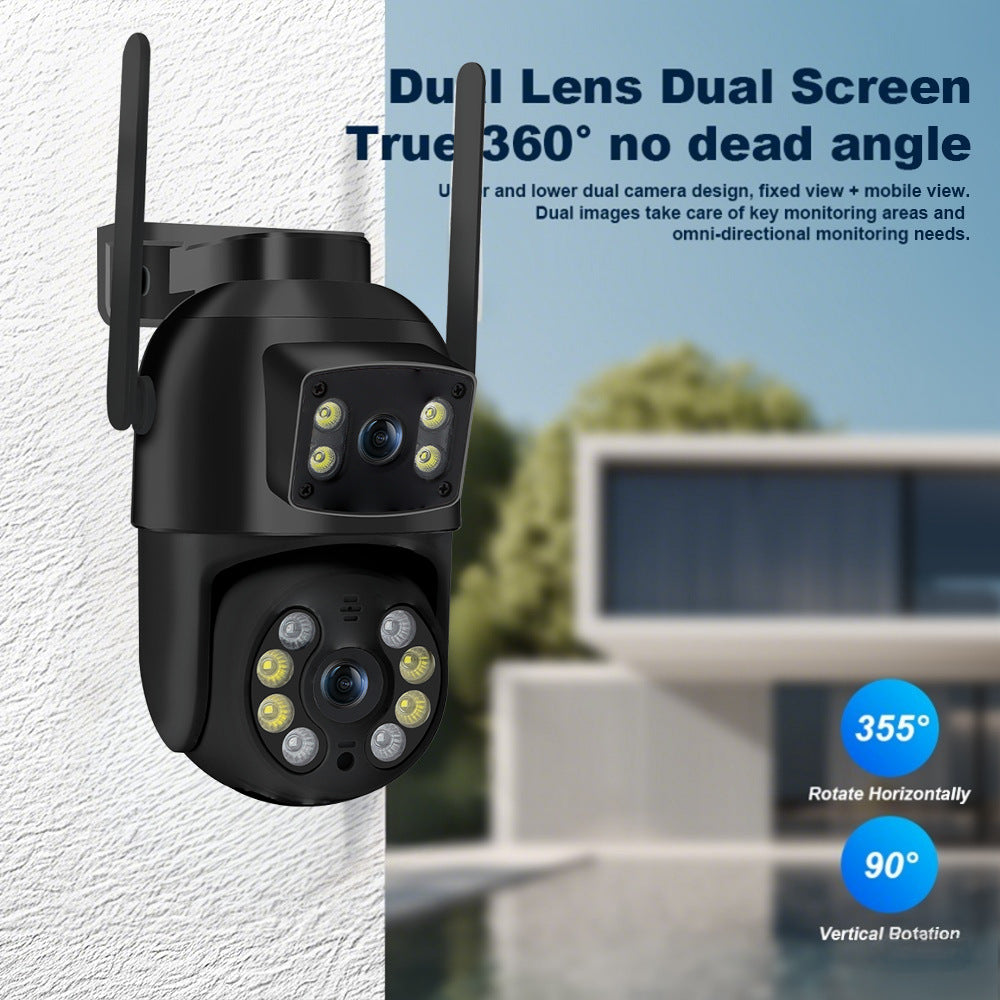 Wifi Security Camera 360 Panoramic View Waterproof