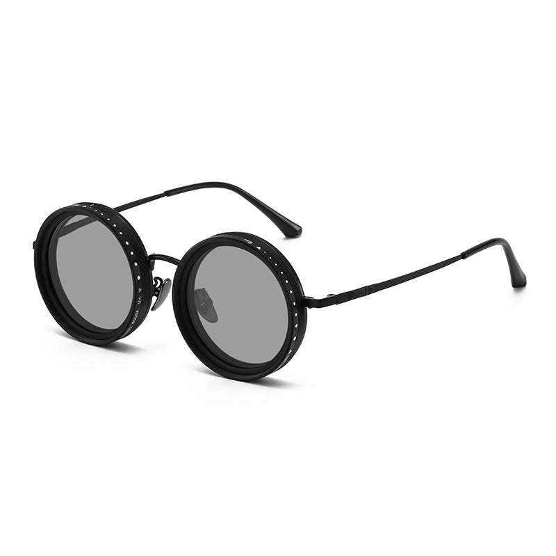 Adjustable Polarized Sunglasses with Rotating Filter