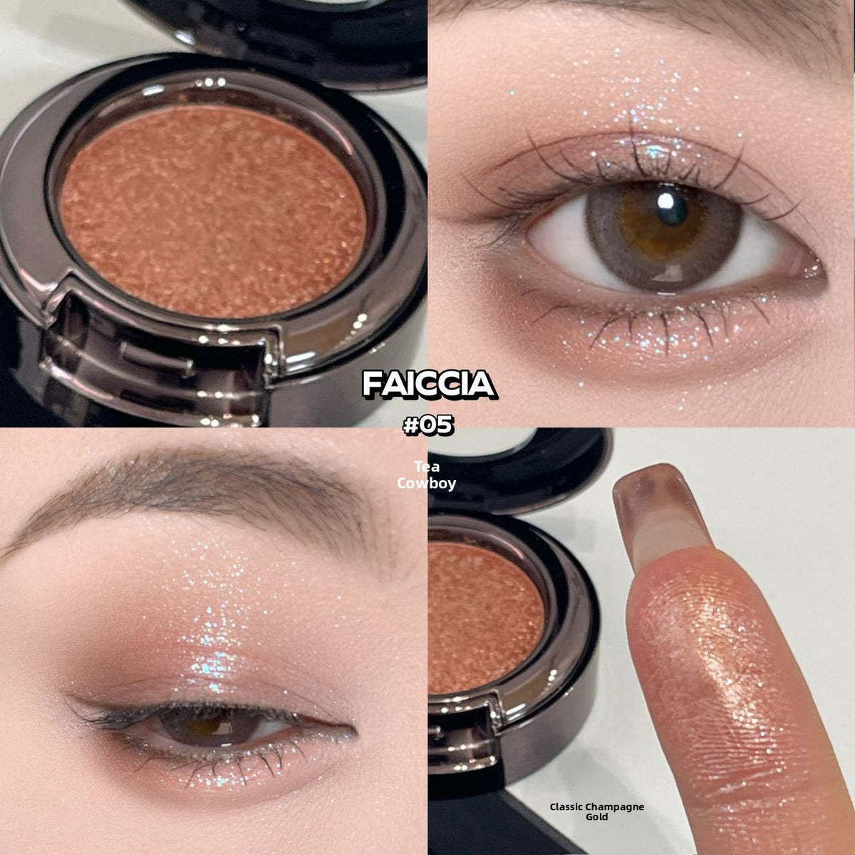 Faiccia Pearlescent Single Shade Eyeshadow