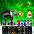 Waterproof dynamic snowflake pattern projection lamp