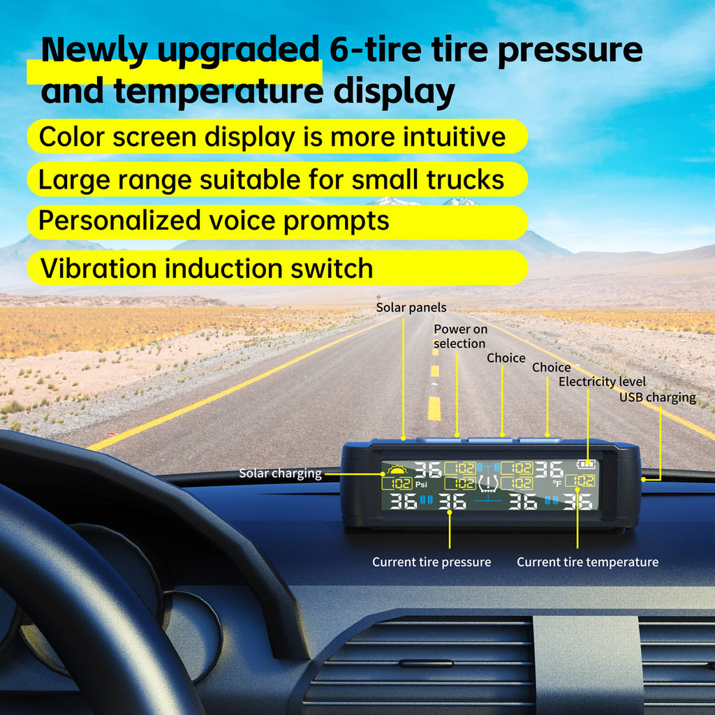Electronic vehicle-mounted electrical appliances - tire pressure and temperature