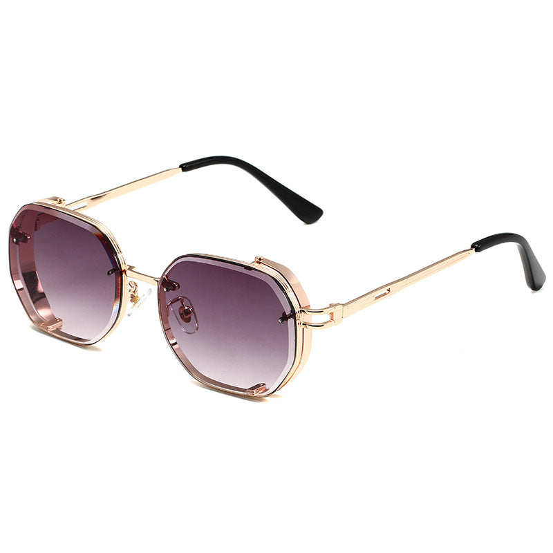 Metal Frame Square Sunglasses