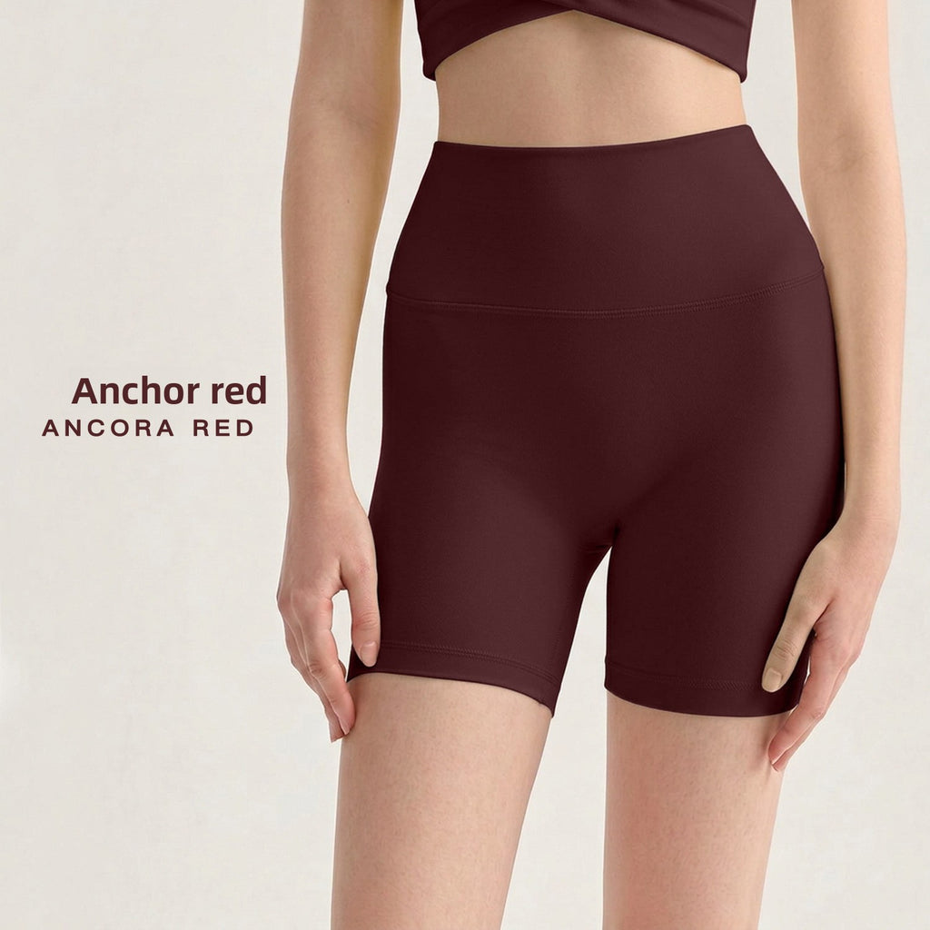 High-Waisted Seamless Yoga Shorts