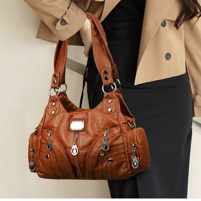 Soft Leather Women Shoulder Bag