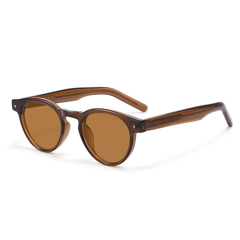 Retro Round Polarized Sunglasses