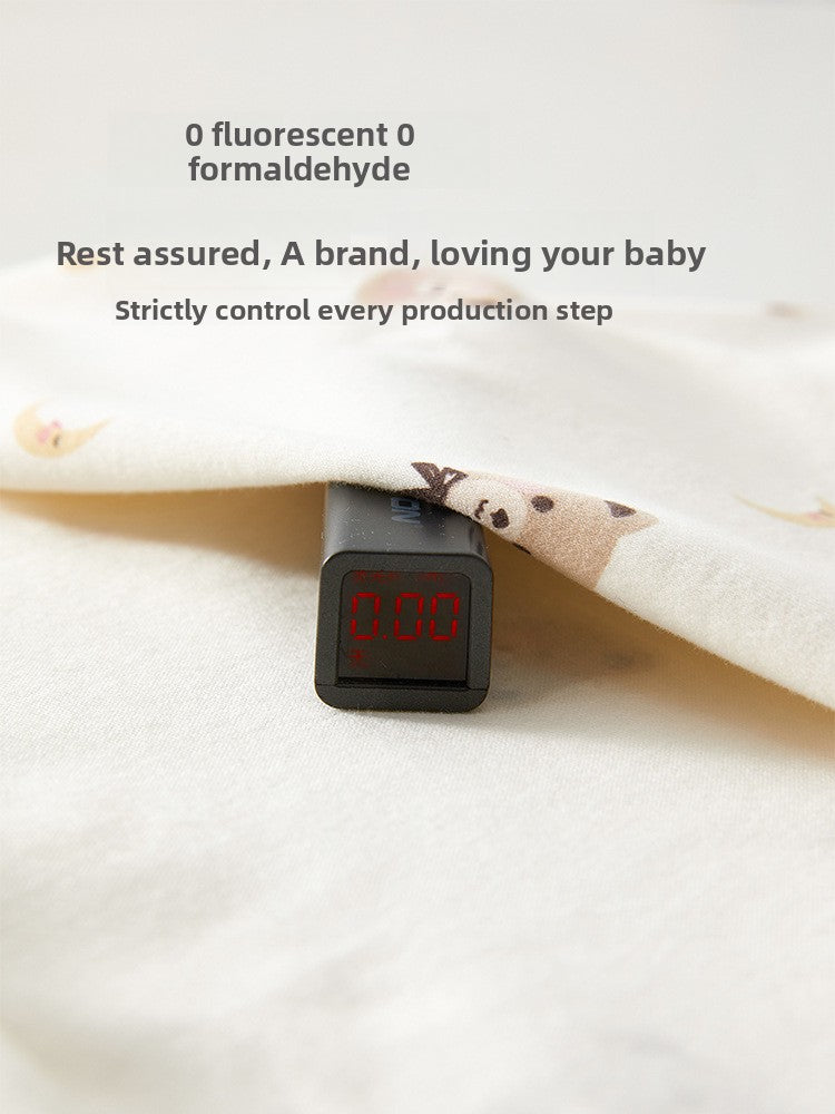 Baby pajamas for spring and autumn