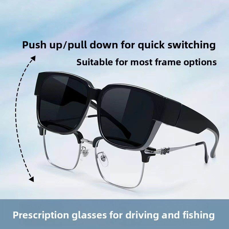 Polarized Clip-On Sunglasses UV Protection