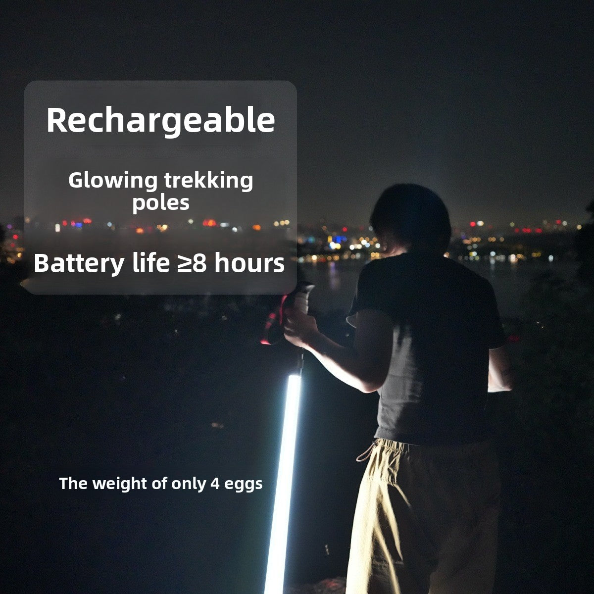 Luminous Trekking Poles with LED Light