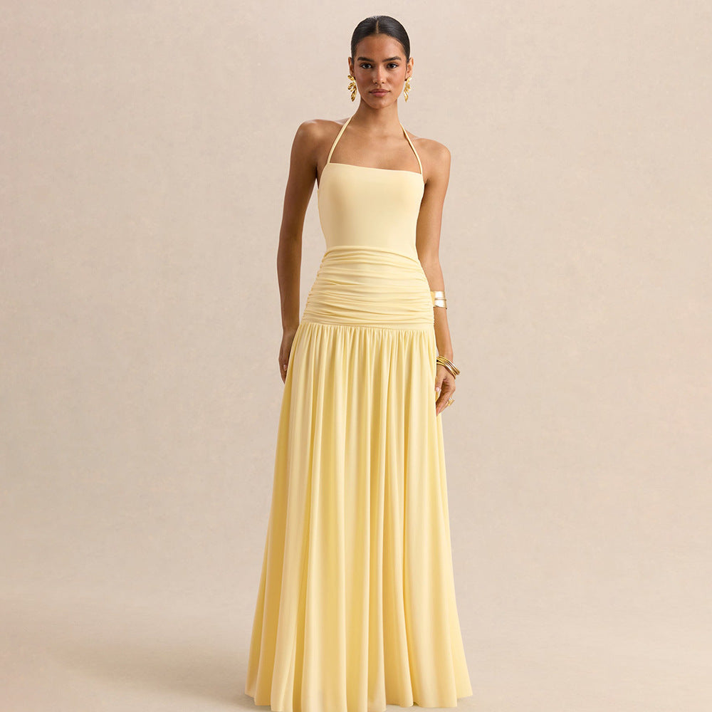 Elegant Halter Neck Dress