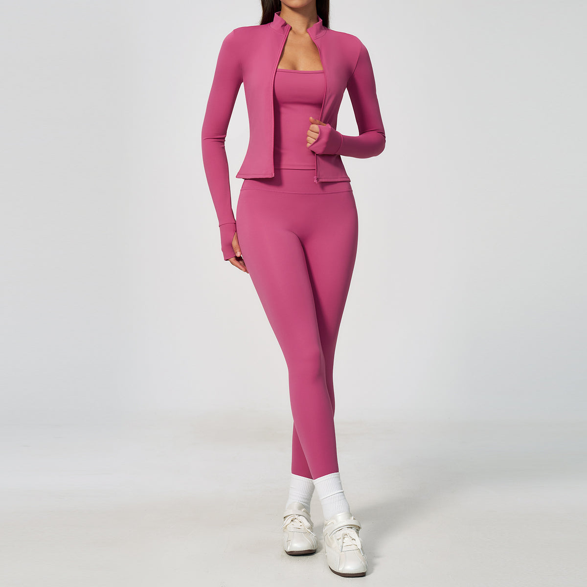 Breathable and slimming yoga wear set