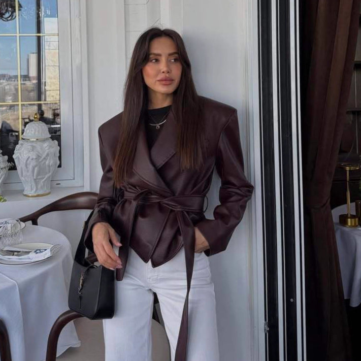 Quality leather coat