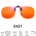 Anti Blue Light Clip On Lenses Flip Up Glasses