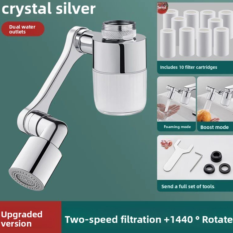 Universal Faucet Filter with Dual-Speed Filtration