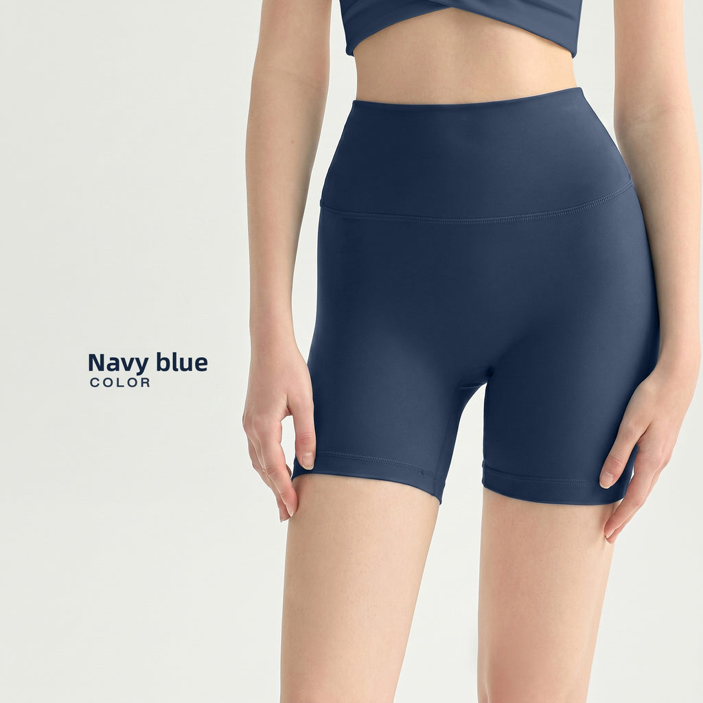 High-Waisted Seamless Yoga Shorts