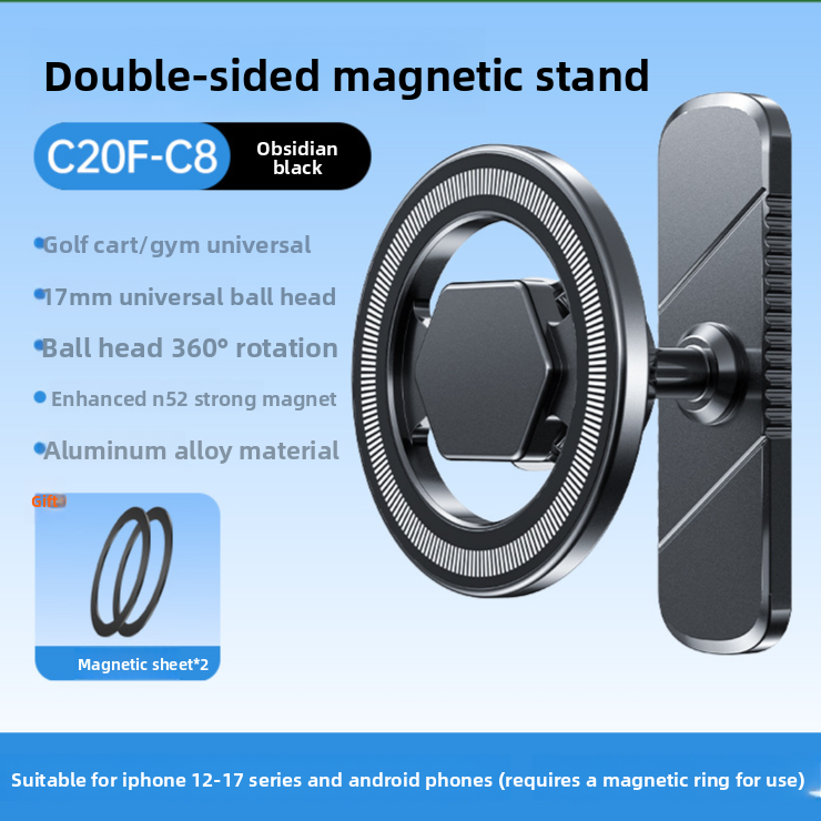 Magnetic Phone Holder with 360 Rotation