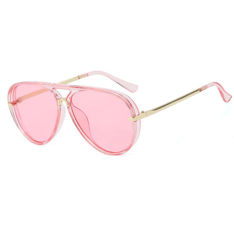 Retro Large Frame Sunglasses for Men and Women