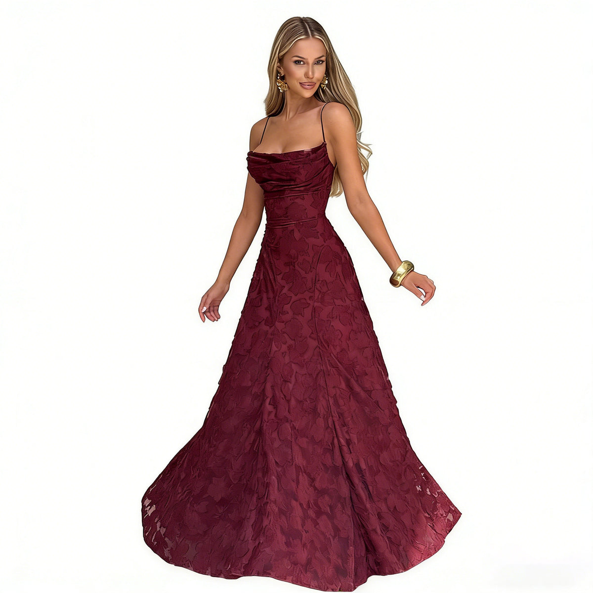 Elegant Back Tie A Line Dress