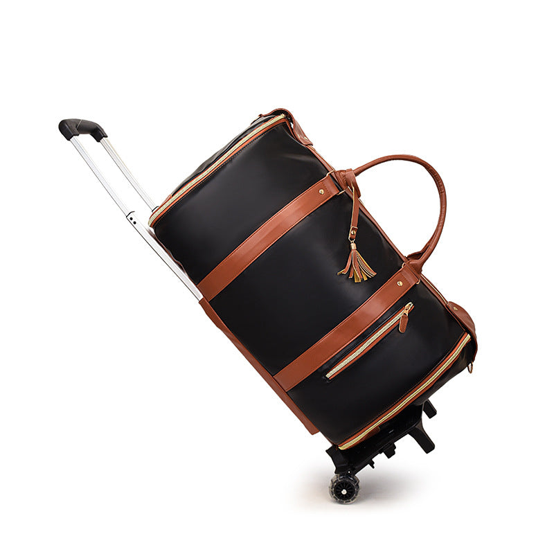 Women Foldable PU Travel Bag Large Capacity