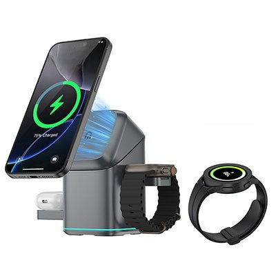 Three-in-One Wireless Charging Station
