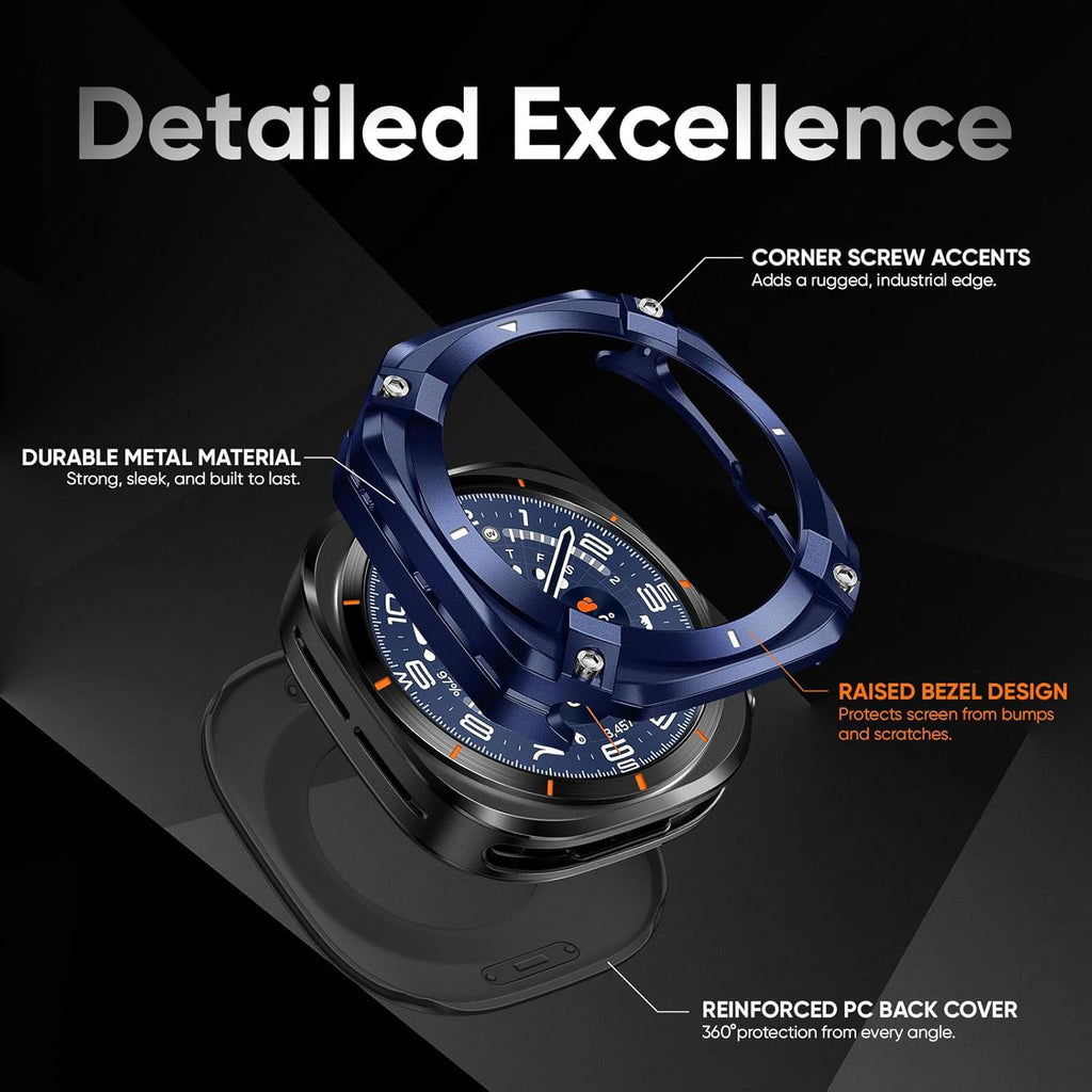 Metal Protective Case for Samsung Galaxy Watch S8 Ultra 44mm 47mm