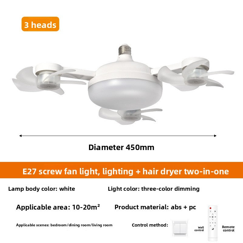 E27 Ceiling Fan Light with Dimmable Lighting