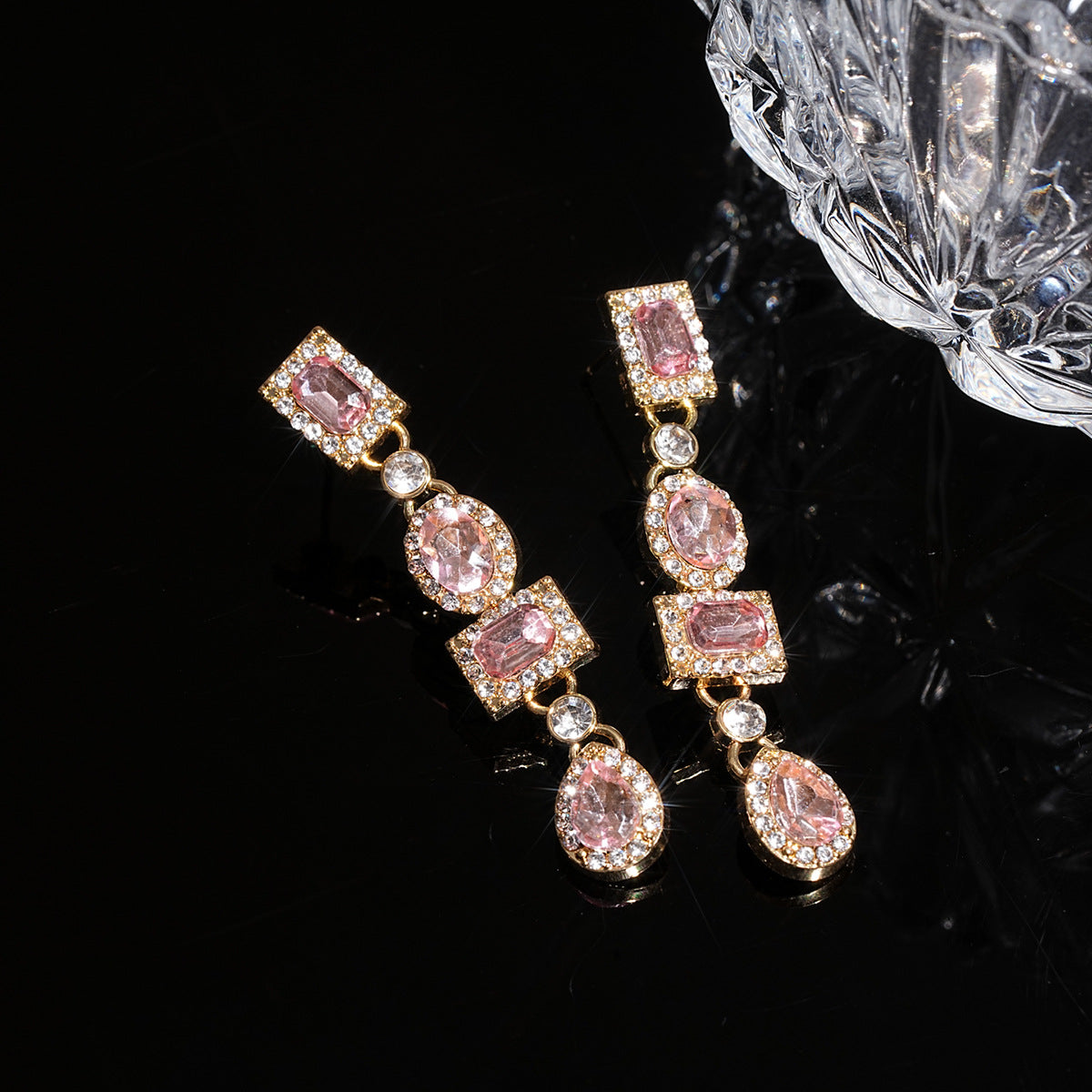 Floral Pearl Diamond Earrings