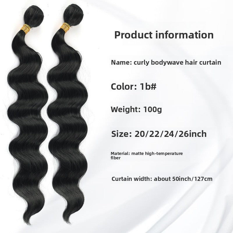 Synthetic Body Wave Hair Bundles
