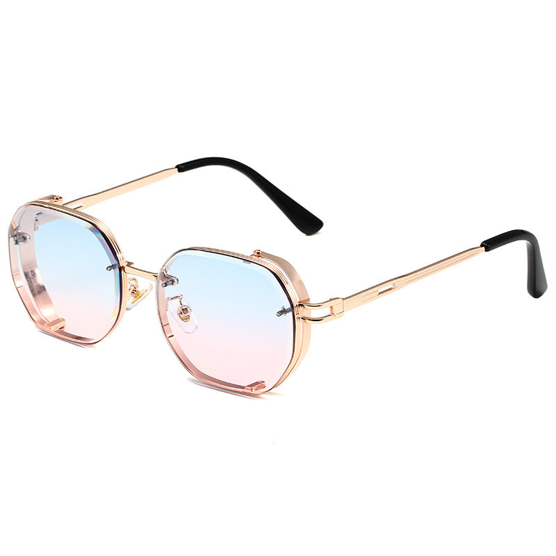 Metal Frame Square Sunglasses