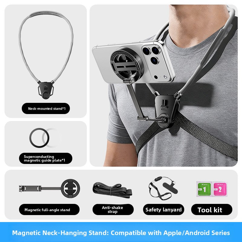 Magnetic Neck Mount for Phone Camera Shooting