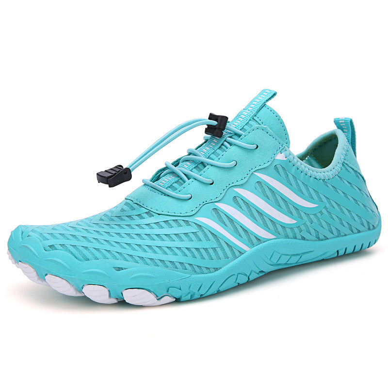 Mountaineering hiking and stream-wading shoes