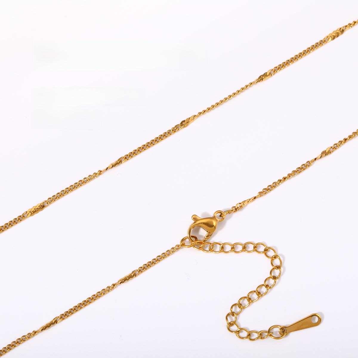 Versatile Braided Chain and Blade Necklace