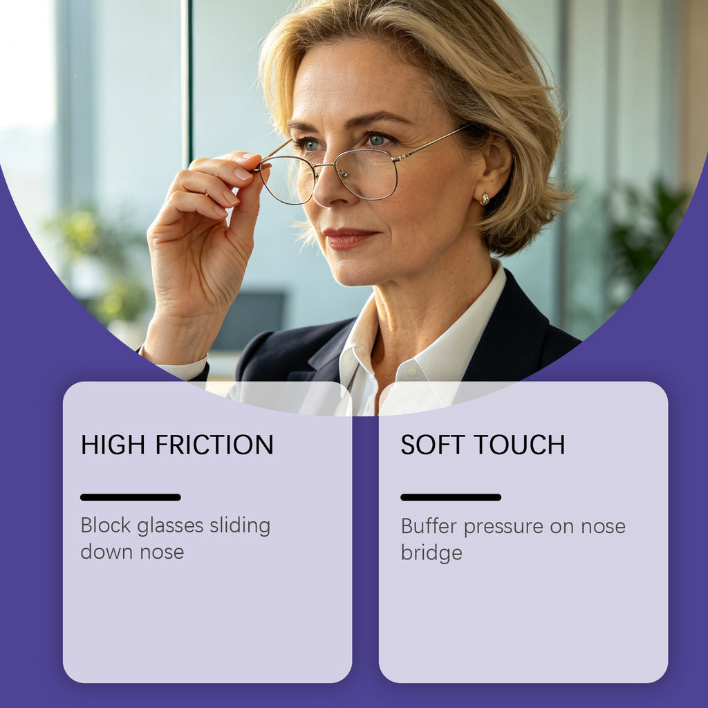 Silicone anti-slip nose pads