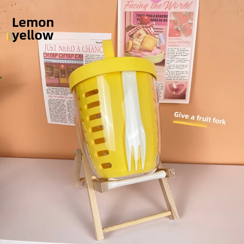 Ins-style fruit cup portable breakfast oat cup