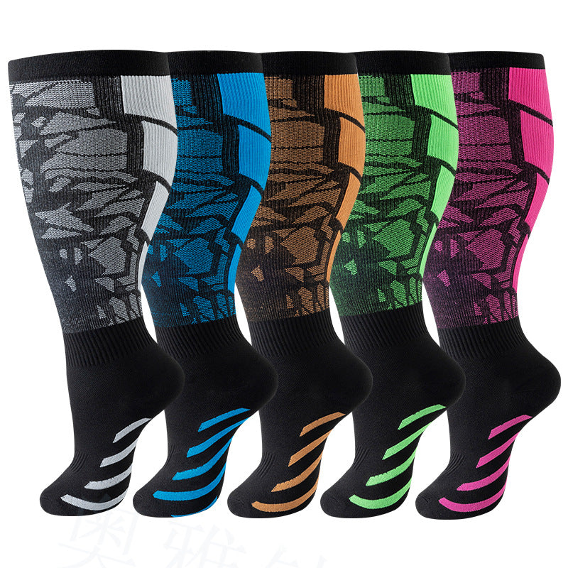 Thickened and oversized compression stockings