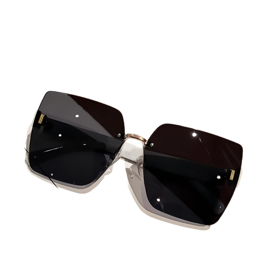 Rimless Square Sunglasses UV400 Protection