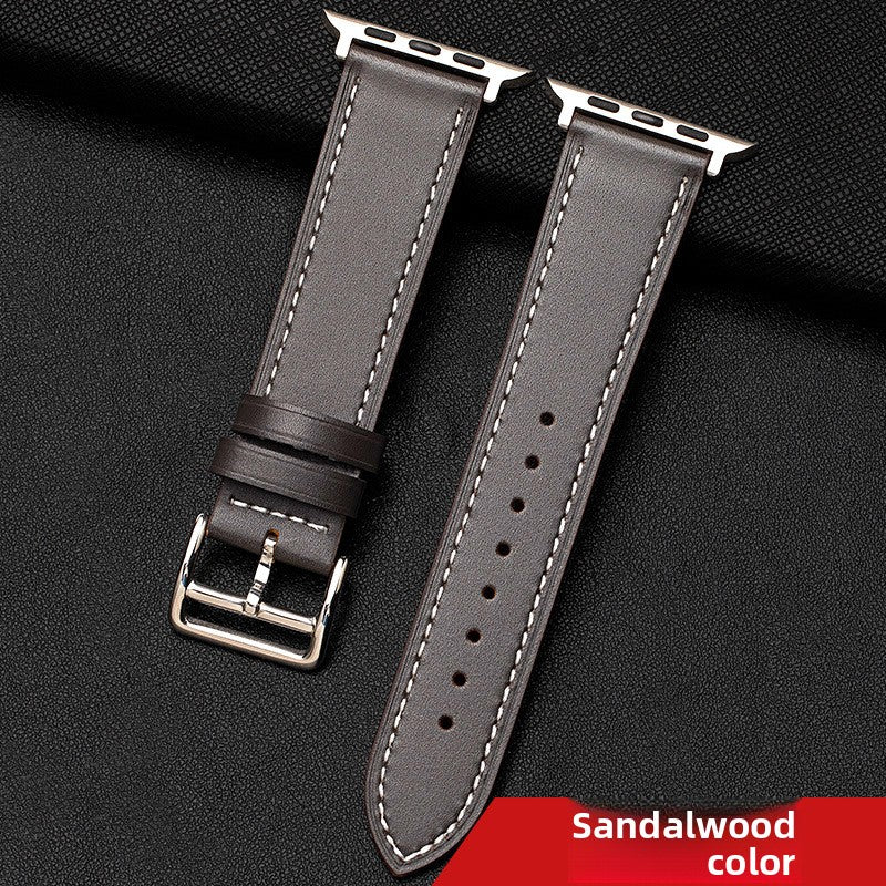 Genuine leather waterproof cowhide watch strap