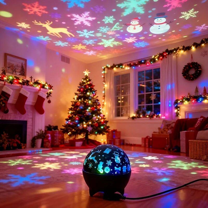 Christmas Holiday Pattern Projection Lamp