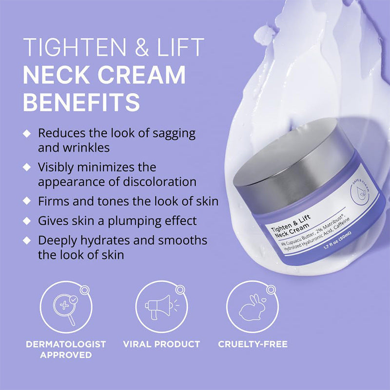 Reduction of Fine Lines and Brightening Neck Cream