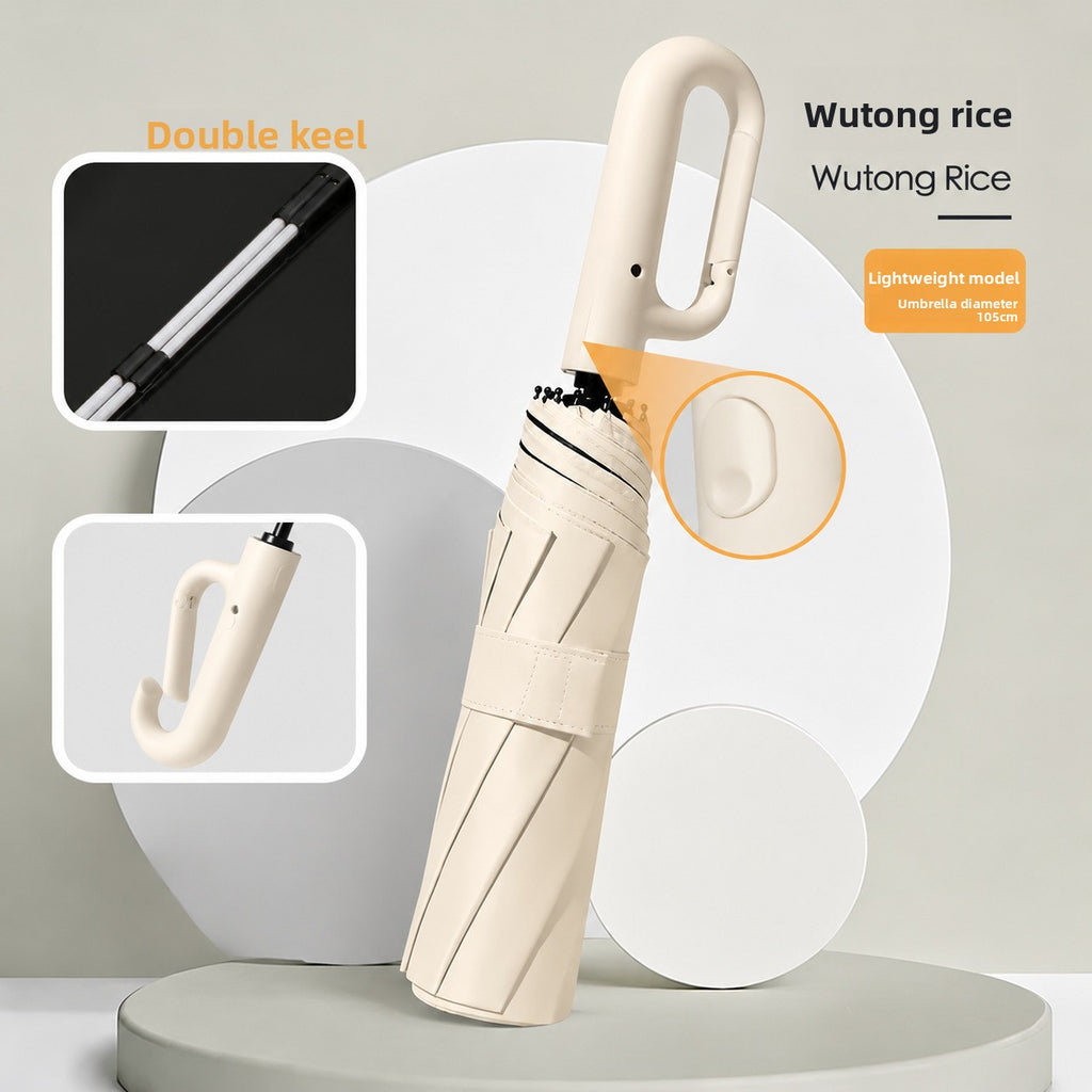 Fully Automatic Umbrella with Ring Handle