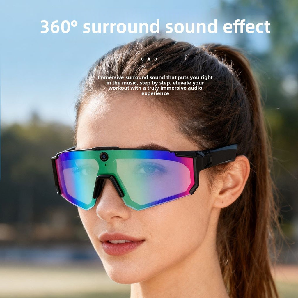 AI Photography Smart Glasses with Interchangeable Lenses