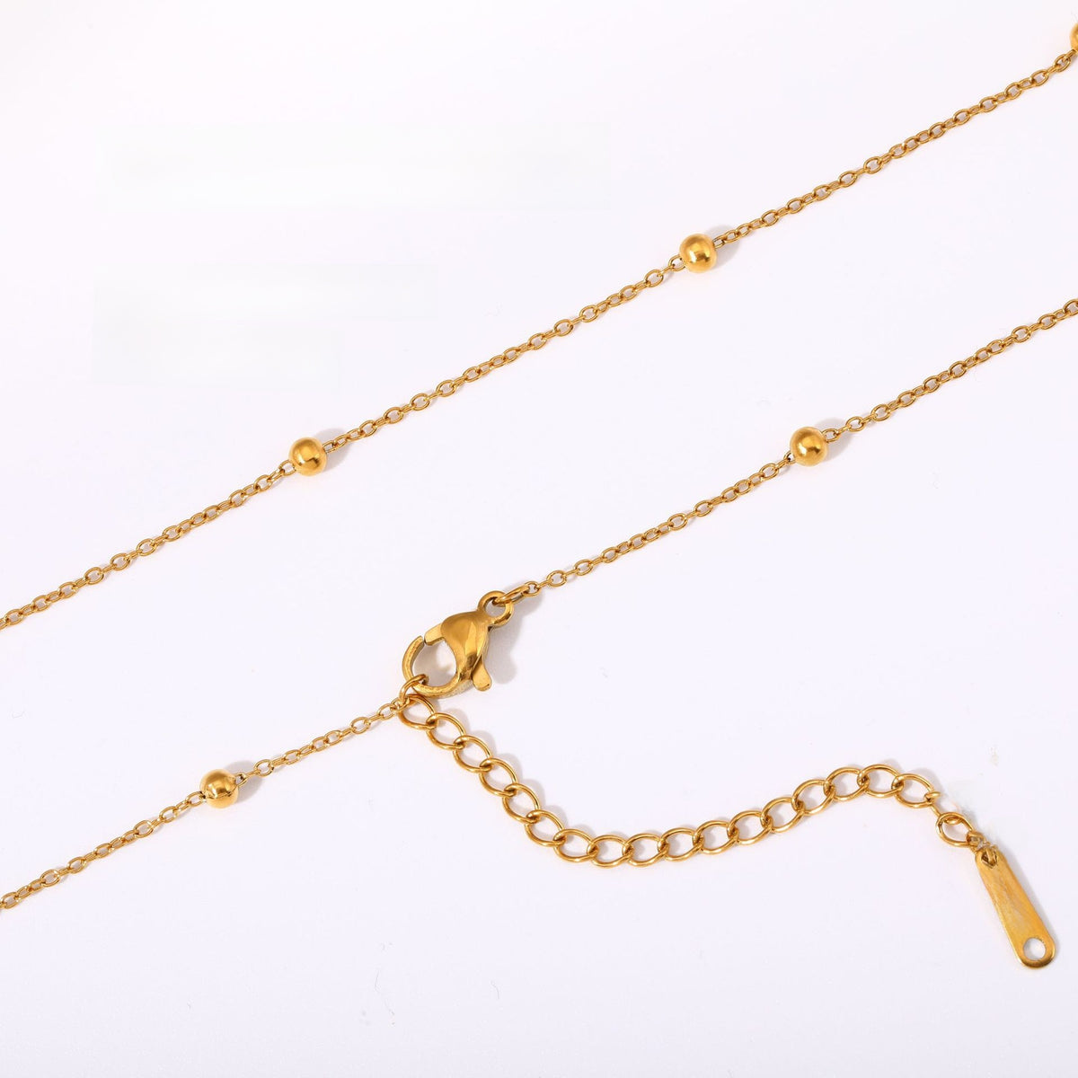 Versatile Braided Chain and Blade Necklace