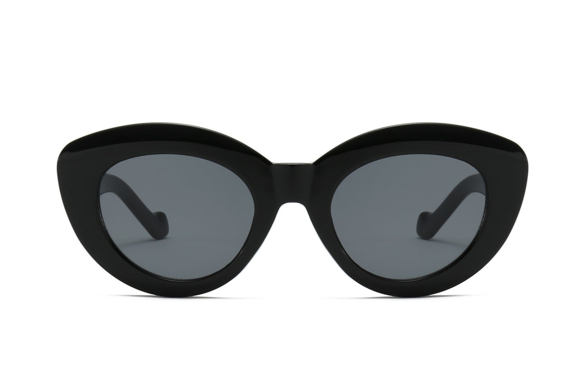 Large Frame Cat-Eye Sunglasses UV400 Protection