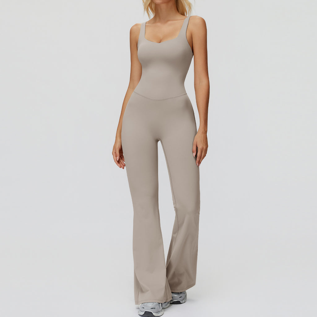Womens Brushed Yoga Jumpsuit