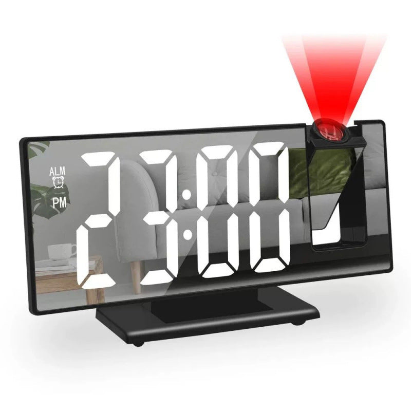 LED Projection Alarm Clock with Temperature Display