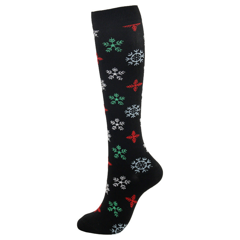 Christmas Compression Socks with Festive Designs