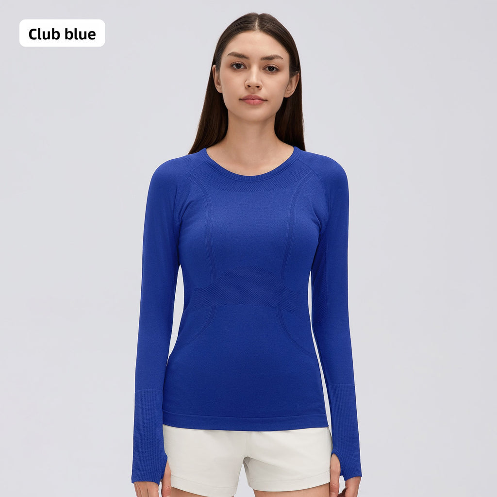 Seamless yoga top