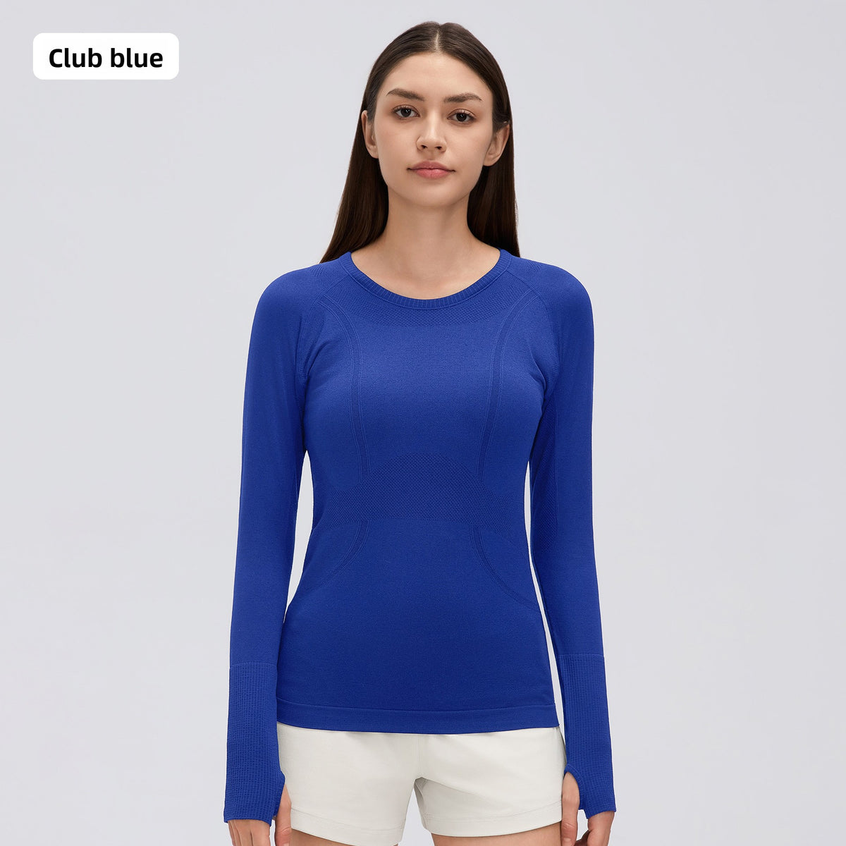 Seamless yoga top