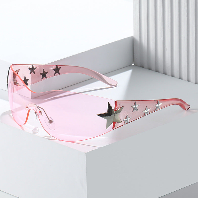 Diamond-studded sunglasses